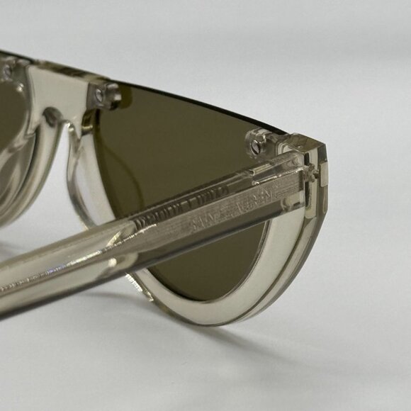 NEW SAINT LAURENT SL563 003 CLEAR GREEN WOMEN SUNGLASSES SAINT LAURENT SL563 003 - Picture 9 of 12